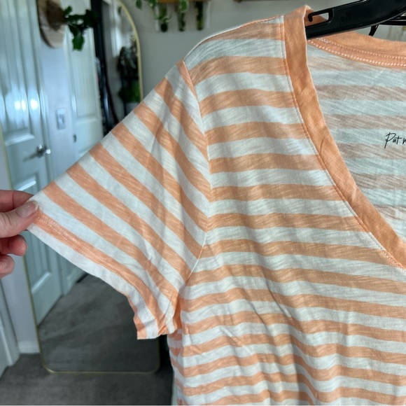 Torrid SLUB PEACH STRIPE TEE - Picture 7 of 7